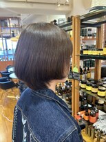 オーガニックマインド 坂戸 鶴ヶ島(organic+mind)&nbsp;30代40代小顔モカブラウンショート◎ひし形ハンサムくびれ