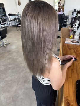 ナンバー(number+) 20代30代40代大人可愛いアッシュグレージュダブルカラー