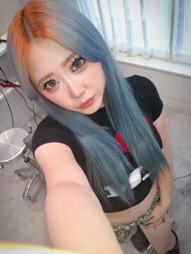 キオク(KIOX) ケアブリーチ/デザインカラー/レイヤーカット/髪質改善