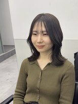 ゴウトゥデイシェアサロン 町田店(GO TODAY SHAiRE SALON)&nbsp;レイヤーカット×オリーブグレー