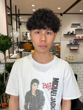 ラパンセブランメンズ 蟹江(LA PENSEE BRUN MEN'S) 無造作ツイストスパイラル