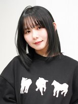 アルバム 池袋(ALBUM)&nbsp;前髪顔周りレイヤーミディアムイメチェン_F21485