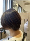 ショート襟足重め