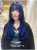 【NeF】ネイビーブルーパープルのハッシュレイヤー＊