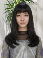 トリッカ シブヤ(TRICCA SHIBUYA)&nbsp;レイヤーカット/顔まわりレイヤー/オン眉/ぱっつん