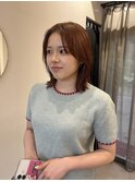 ブリーチなしダブルカラーでできるオレンジカラー