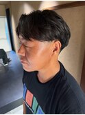 大人清潔感フェザーパーマ