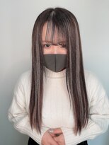 ヘアーデザインルアナ(Hair design Luana.) 【細澤ほそぴー】シールエクステでハイライト
