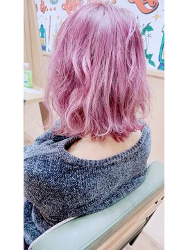 ライフ イズ(LIFE IS...) #透明感ピンクパープルボブ