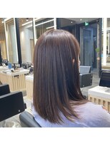 ラテ 渋谷(LATTE)&nbsp;艶カラー ピンクグレー バイオレット