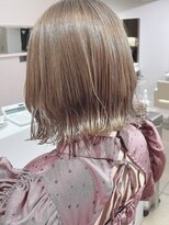 ユーフォリア 新宿店(Euphoria)&nbsp;ぷつっとボブ　ミルクティーベージュ　20代