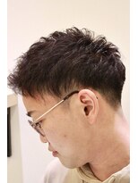 ヨシザワインク プレミアム 築地店(YOSHIZAWA Inc. PREMIUM)&nbsp;クセ毛風アイパー/ツーブロ/刈り上げ/アップバング/フェード