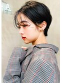 Liberte銀座 大人可愛い透明感ショート×暗髪ベージュ