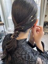 お呼ばれヘア◎タイトアレンジ【銀座ヘアセット】