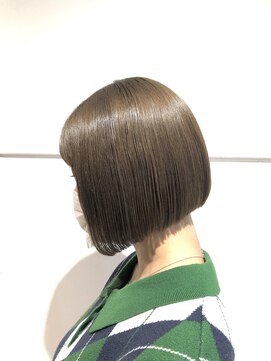 ルー(loup) ミルクティーグレージュ/グレージュ/ボブ/ミニボブ/福岡/天神