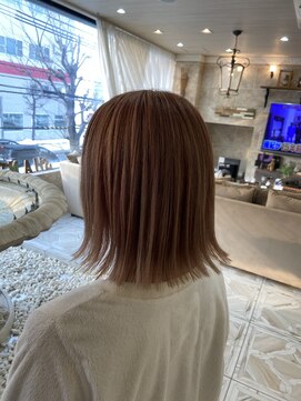 シャンティ 平岸店(Shanti) ○モカブラウン/ハネボブ/オレンジカラー○ 菅野裕太