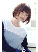 透明感あふれるボブ