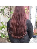 #ピンクカラー#秋カラー#ケアブリーチ
