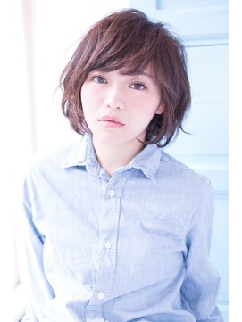 エイチバイシオミエイチ 神戸三宮(H by shiomi H) 【shiomi H】 ビターベージュボブ