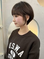 ヘアメイク シンズ レインボー(Hair Make SHIN'S RAINBOW)&nbsp;ショートボブ/大人巻き/ぷつっとボブ/ナチュラルモード/高松