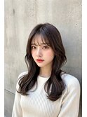ワンカールレイヤー美髪エアリーロングピンクブラウン