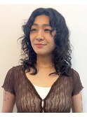 ウルフレイヤーロブ＋パーマスタイル