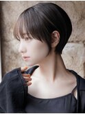 大人可愛い30代40代50代小顔◎マッシュショートボブウルフカット