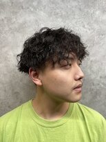 レベル 葛西店(LEVEL)&nbsp;波巻きスパイラル 波巻きパーマ 刈り上げマッシュ メンズカット