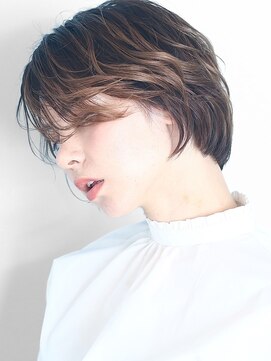 インセプション 銀座(INCEPTION) ショート・ボブ/丸顔/前髪あり/絶壁解消/30代/40代/50代/くびれ