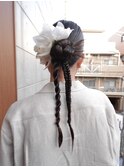 卒業式ヘアセット