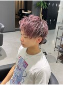 波巻きツイストスパイラルパーマ/フェザーパーマ/眉毛/メンズ