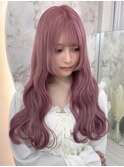 美髪/ワイドバング/ホワイトブロンド[髪質改善/ヘアセット/大宮]