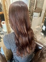 ヘアーアトリエ ラフェル(hair atelier Rafel)&nbsp;ロングヘア/韓国風ヨシンモリ巻き/ショコラブラウン