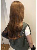 ベージュ/オレンジ/オレンジブラウン/ロング/赤坂/大濠/薬院/