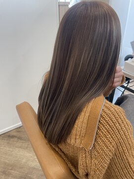 プラスリブ(Plus Lib) オリーブカラー×ハイライト