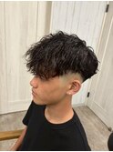 バロックパーマ スキンフェード メンズパーマ カット フェード