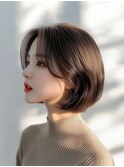 #韓国ボブ#色素改善カラー#髪質改善