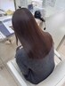 カット&サラ艶ストレート&トリートメント付き