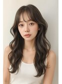 羽エクステ×韓国風パーマ