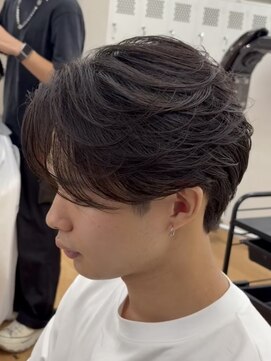 ビカム 名駅(become) 曲がる縮毛矯正/ニュアンスセンターパート/毛流れ