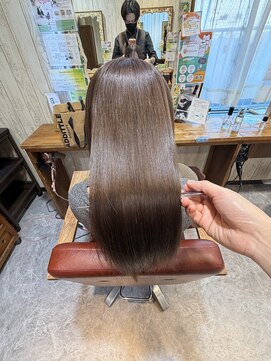 艶カラーと髪質改善トリートメント透明感カラーと髪質改善が評判