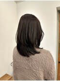  池袋 髪質改善 レイヤー 外ハネミディ ラベンダーグレー♪