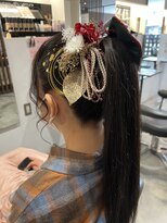 サロンドポプリ 志都美(salon de poupuri)&nbsp;ポニーテールアレンジ