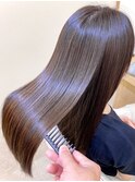 【うるおいケア】カット＋髪質改善カラー＋酸熱トリートメント