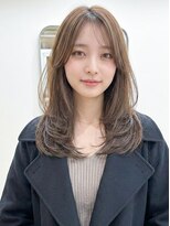 フレイムスヒュー 高崎店(FRAMES HUE)&nbsp;韓国ハッシュレイヤーカット×前髪ありカーテンバング♪【高崎】