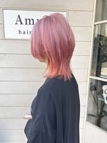 アミュレ ヘア サロン(Amule hair salon) クリアピンク、ウルフ