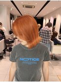 外ハネボブ×オレンジ