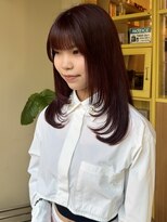 ヒントステーション(HINTSTATION)&nbsp;〈浅草 半個室〉ロングレイヤー×ワインレッド