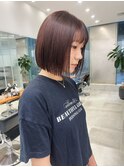 <ゲスト>ぷつっとラインで大人っぽくまとまるコンパクトボブ