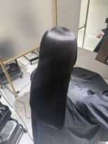 ミヨン 京橋店(miyon)&nbsp;miyon】韓国レイヤーカット×暗髪カラー×髪質改善